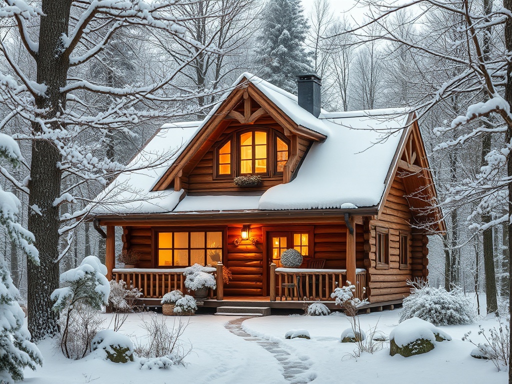 Dom-v-Lesnom.ru | Дачный дом из клееного бруса для сезонного использования